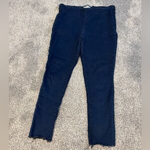 Free People High Rise Dark Blue Jeans